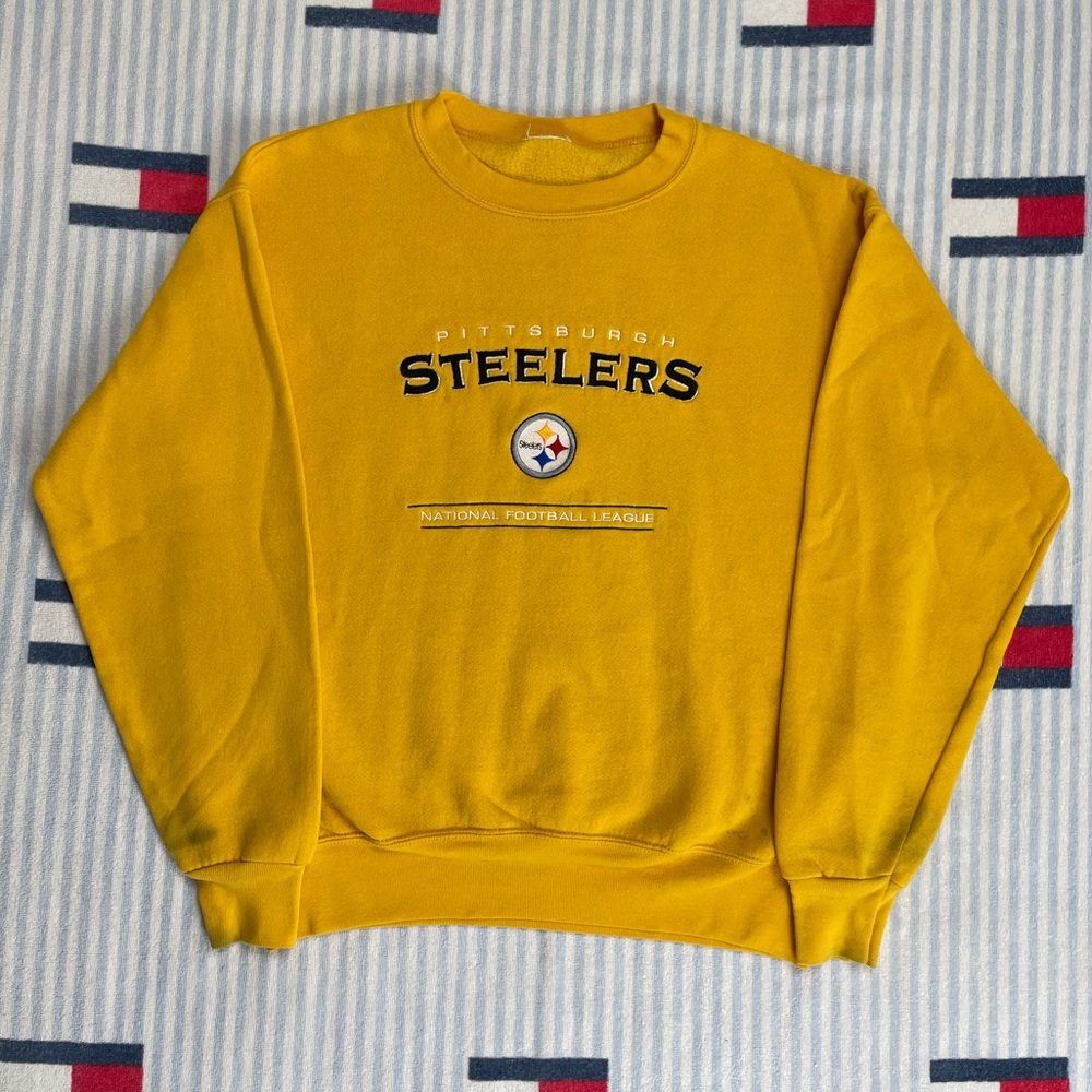 NFL Pittsburgh Steelers Yellow Crewneck Sweatshirt
